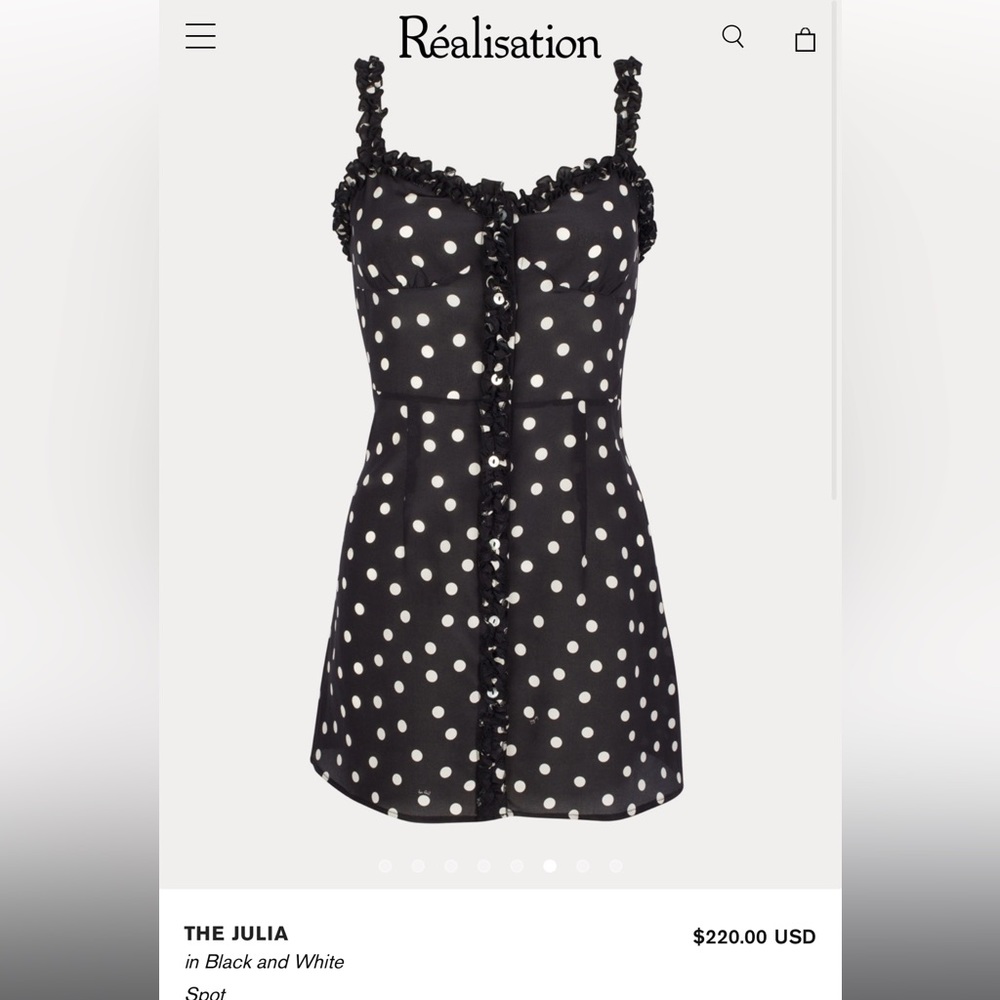 Realisation par polka dot dress